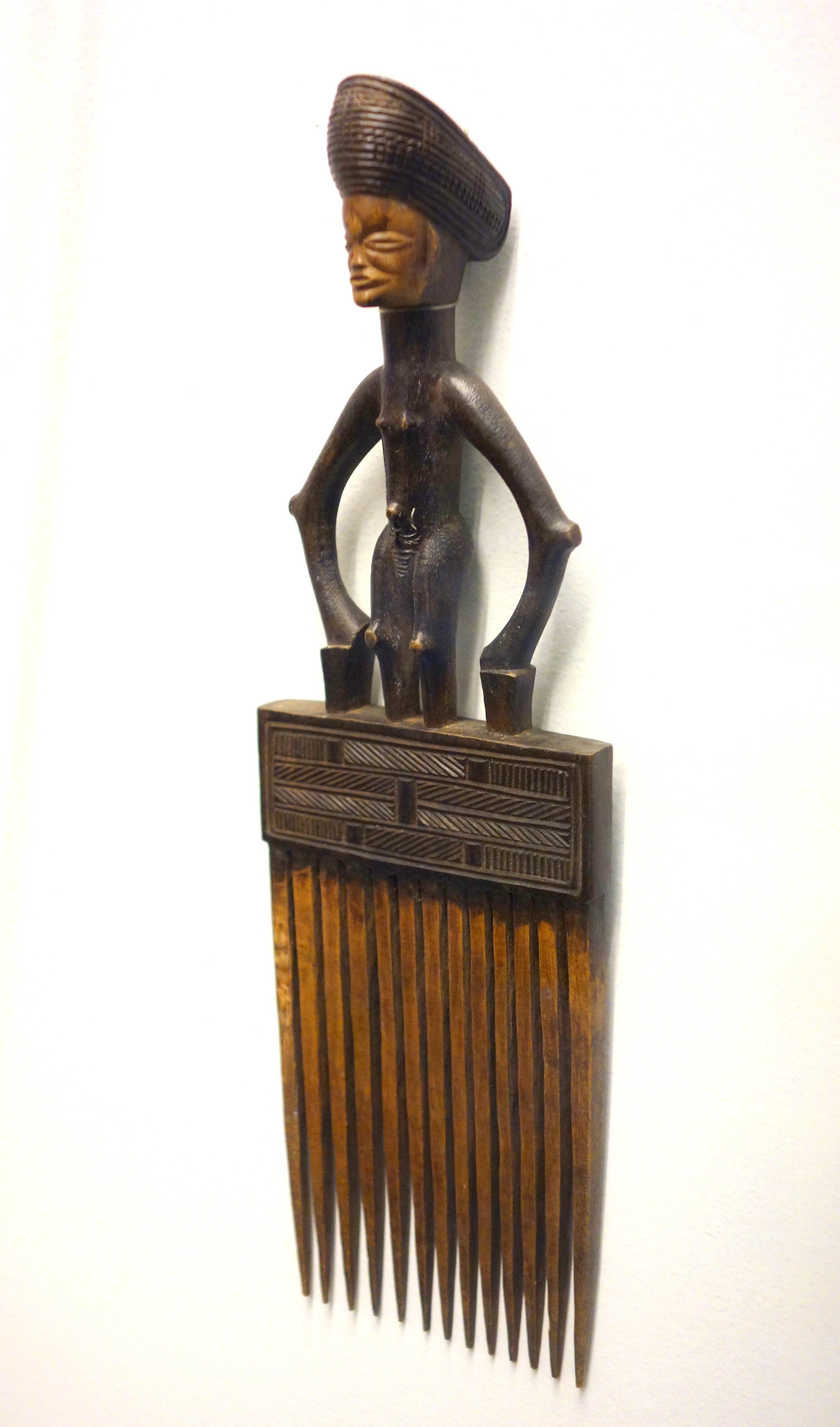 African hair ornament history - Congo